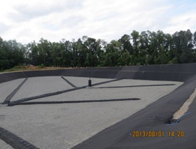 Sanitary Landfill Area after completion of the Construction